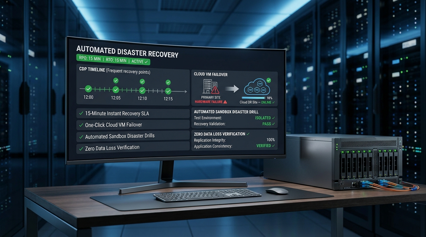 Disaster Recovery Server Failover Cluster Microlines Infotech