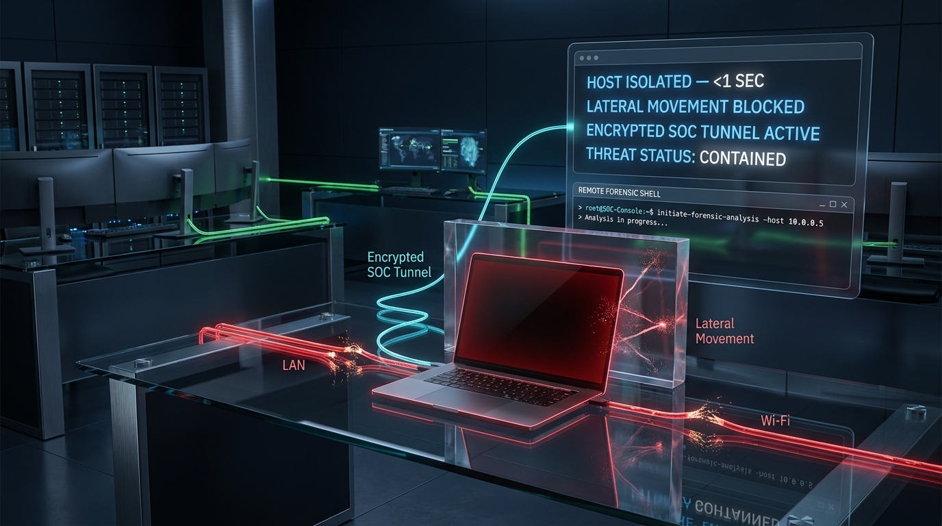 SOC Network Host Isolation EDR Microlines Infotech