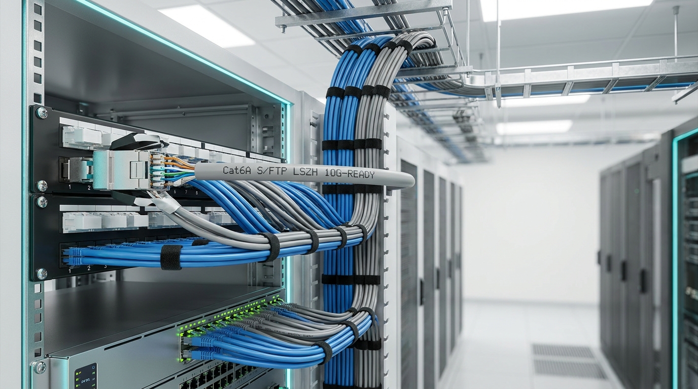 Cat6A Structured Cabling Installation Microlines Infotech
