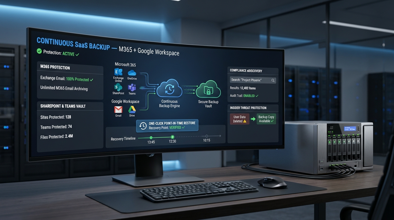 Microsoft 365 Cloud Backup Dashboard Microlines Infotech