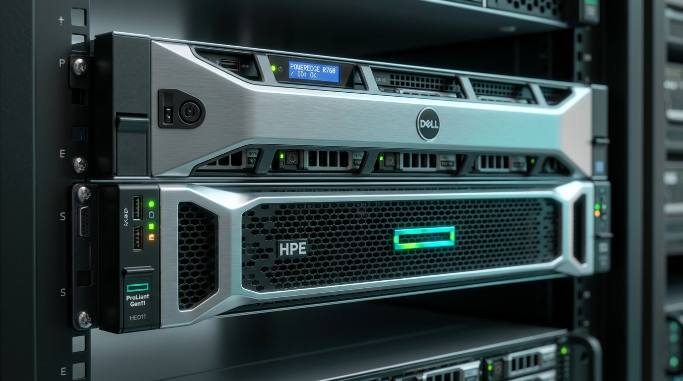 Dell PowerEdge HP ProLiant Rack Server Microlines Infotech