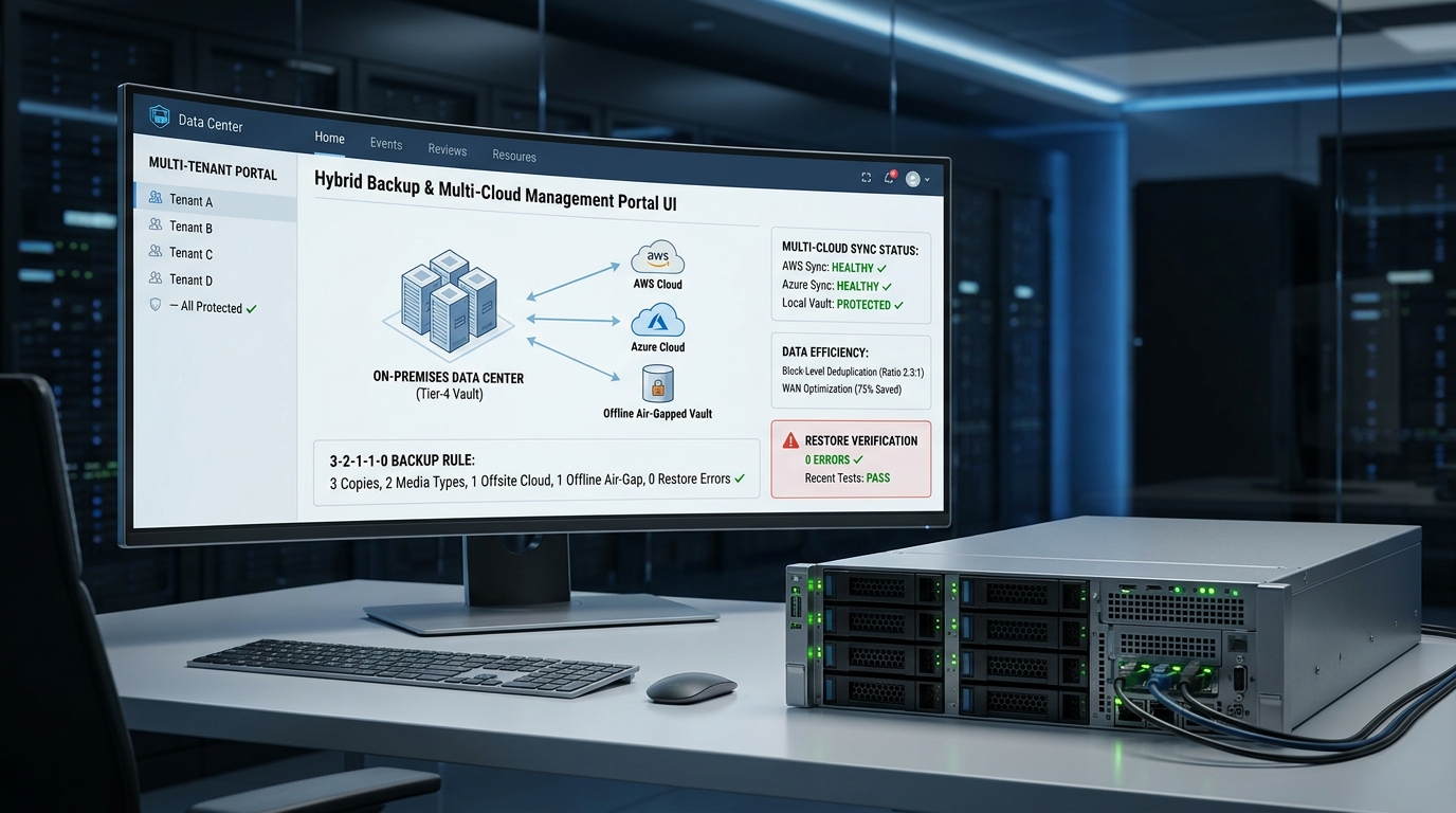 Hybrid Multi Cloud Storage AWS Azure Microlines Infotech