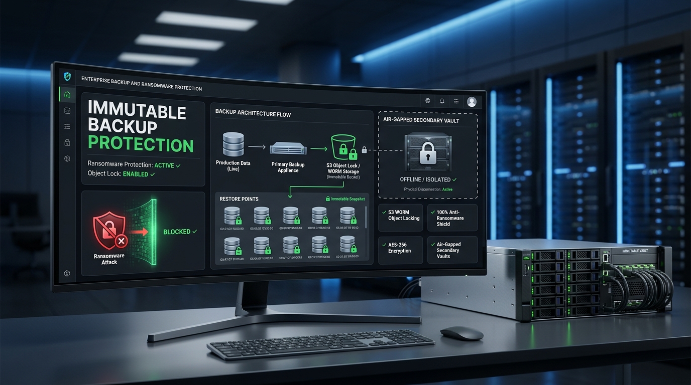 Ransomware Proof Immutable Air Gap Backup Microlines Infotech