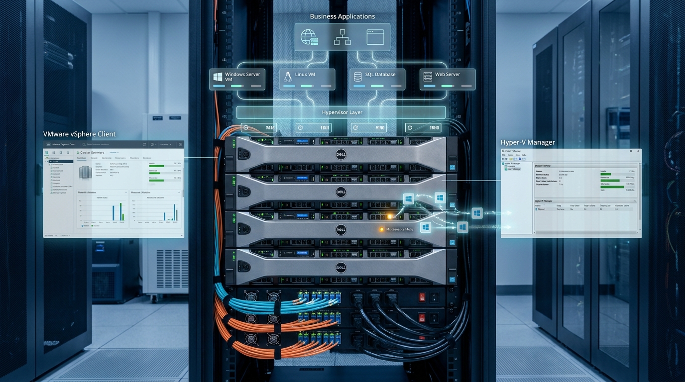 VMware Hyperconverged Infrastructure Server Cluster Microlines Infotech