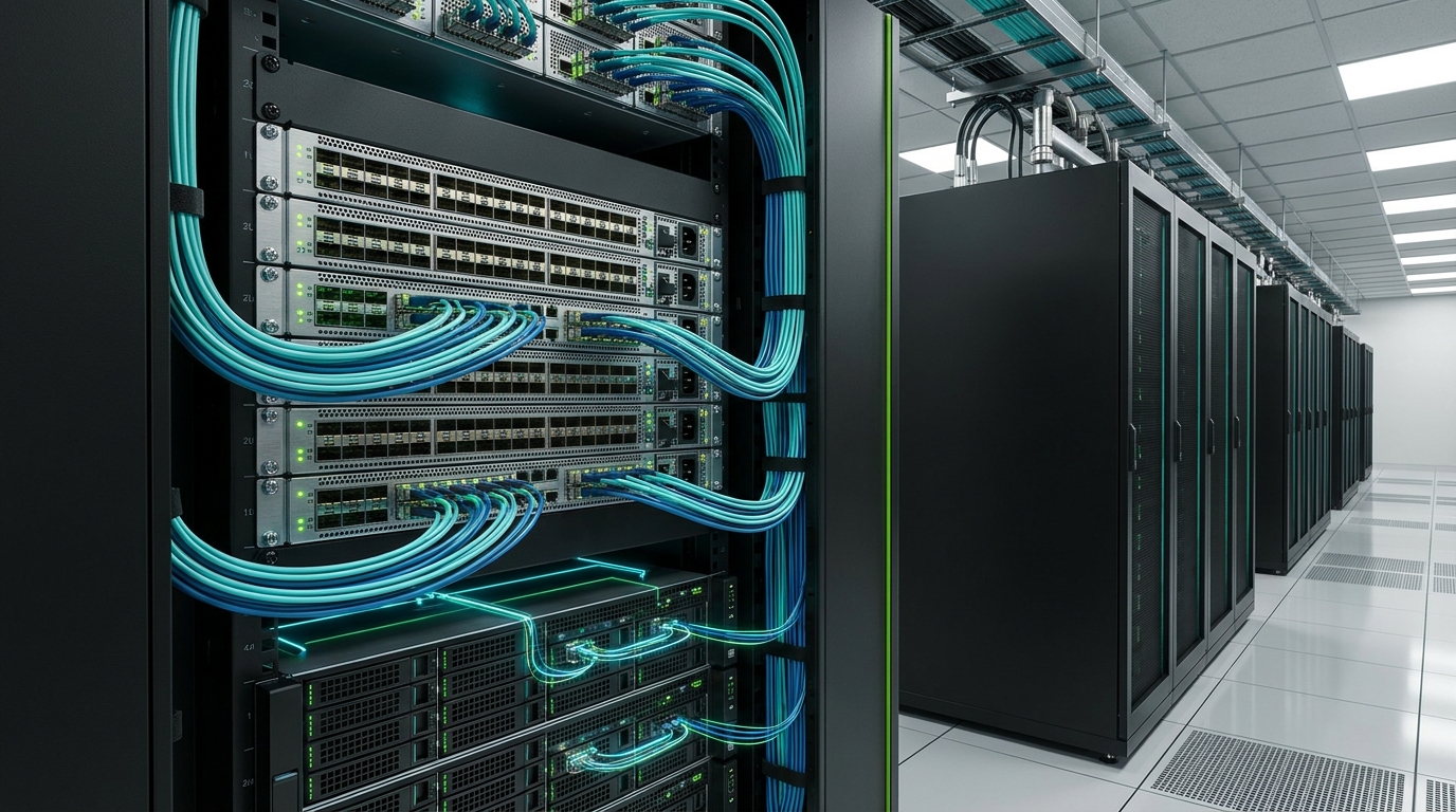 High Speed 400G InfiniBand Fiber Cables & NVSwitch Backplane