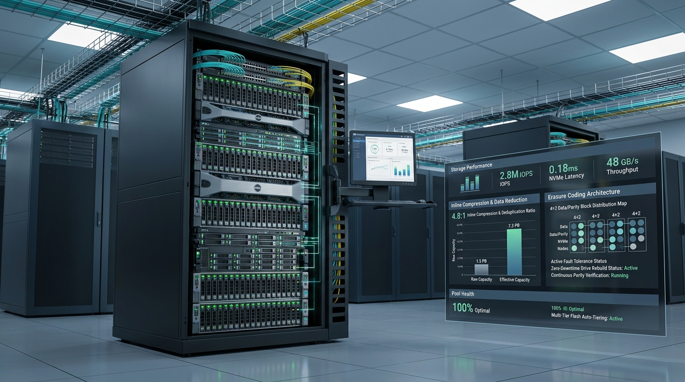 High-Speed NVMe SAN HCI Storage Array