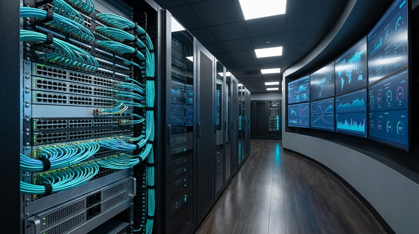 Network Management Dashboard and VXLAN Overlay Screen