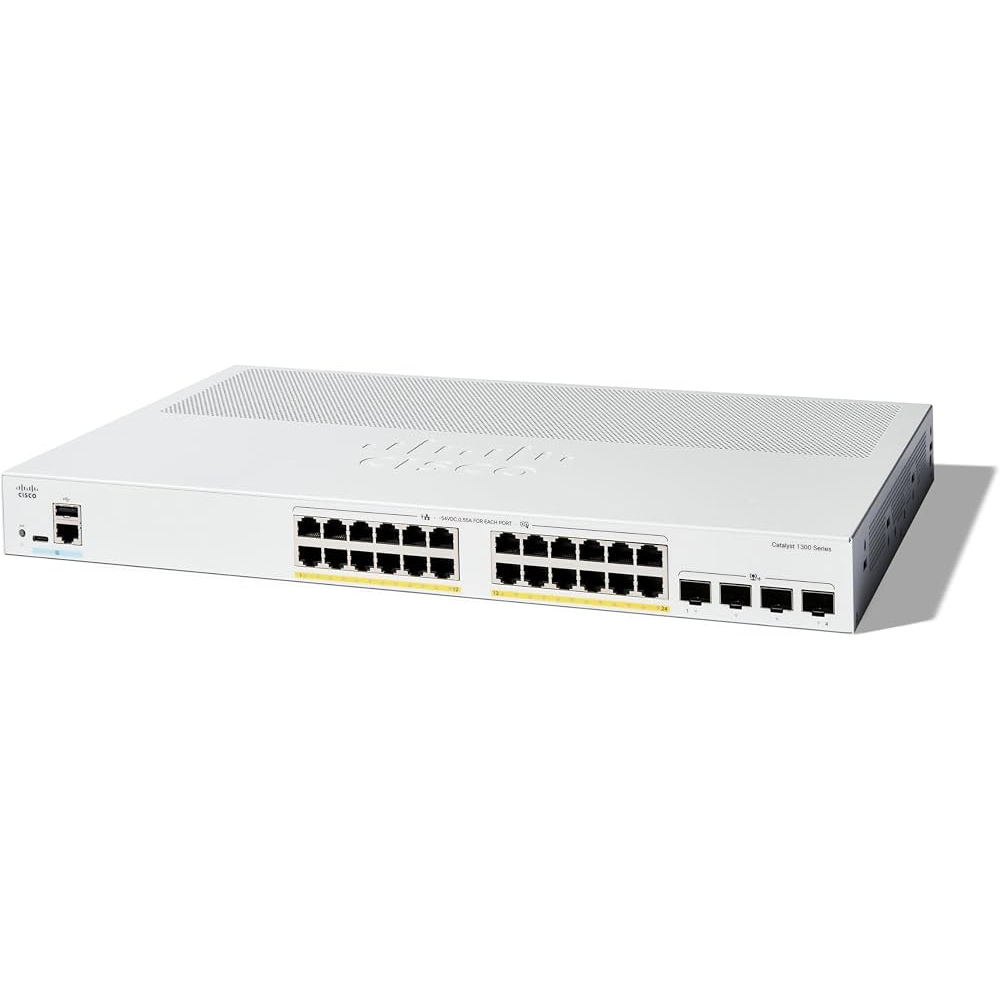 Cisco C1300-24P-4X Managed Switch | Microlines Infotech