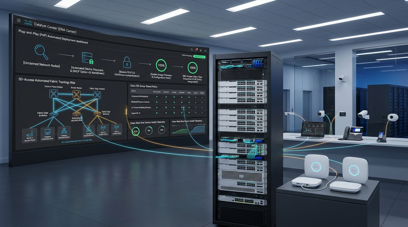 Cisco DNA Center Appliance & Catalyst Switch Architecture