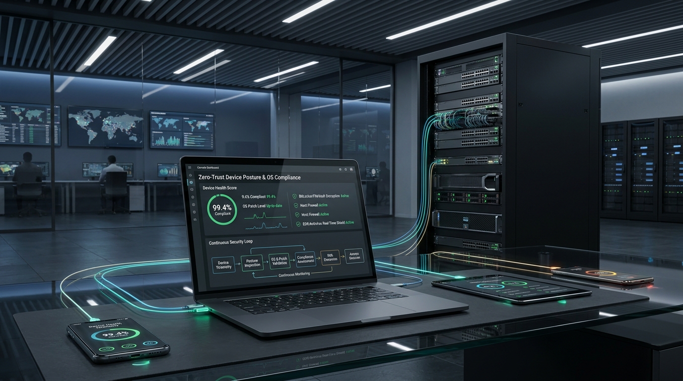 Cybersecurity Endpoint Health & Compliance Dashboard