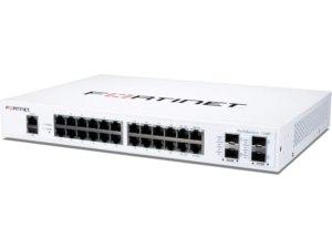 Fortinet FS-124F-POE 24-Port Layer 2 PoE+ Managed Switch with 10G Uplinks | Microlines Infotech