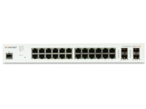 Fortinet FS-224E-POE 24-Port Layer 2/3 Enterprise PoE+ Switch | Microlines Infotech