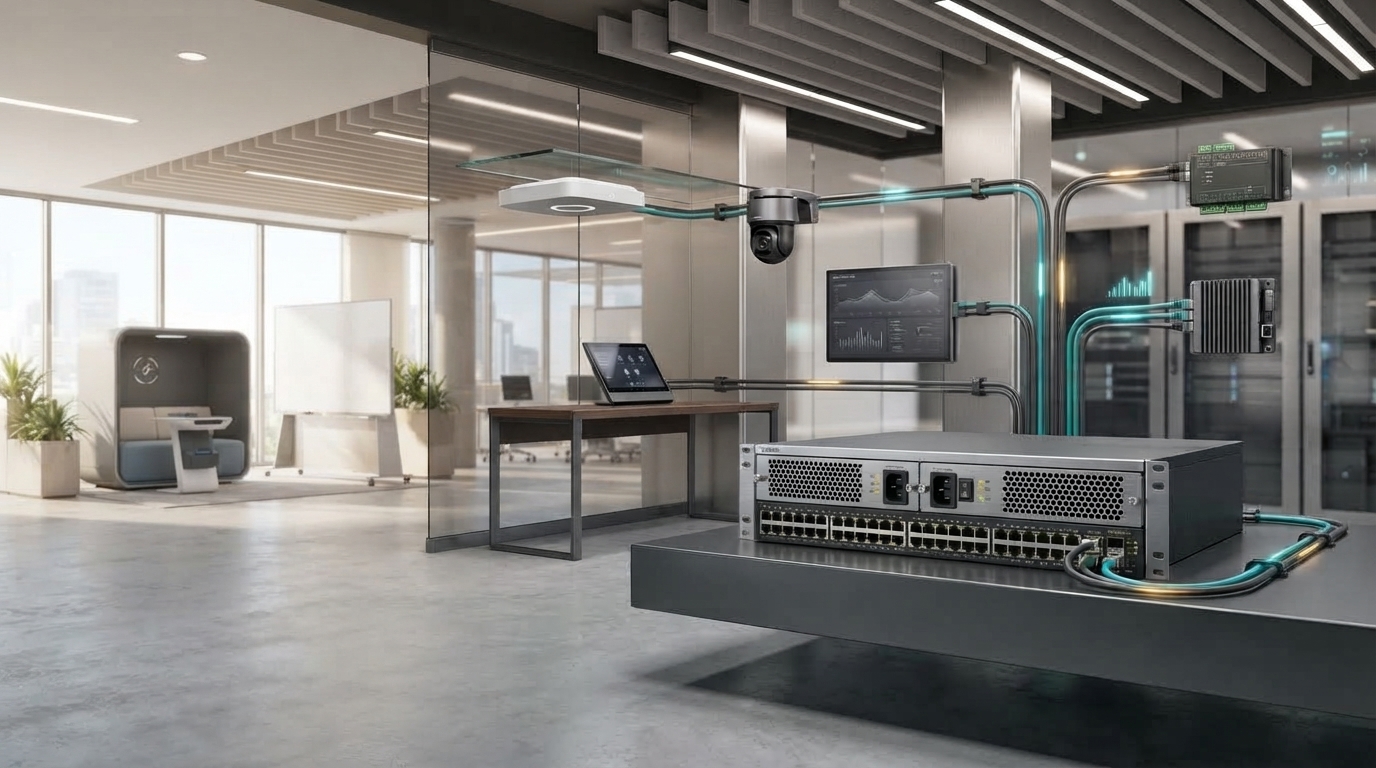 High-Power PoE Access Switch Ports