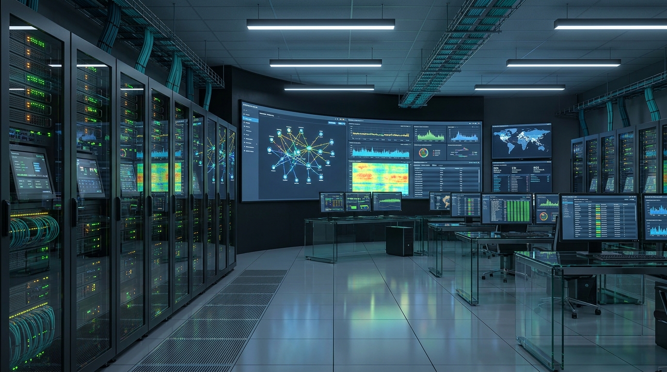 Microlines NOC Real-Time Network Management System Telemetry Dashboard