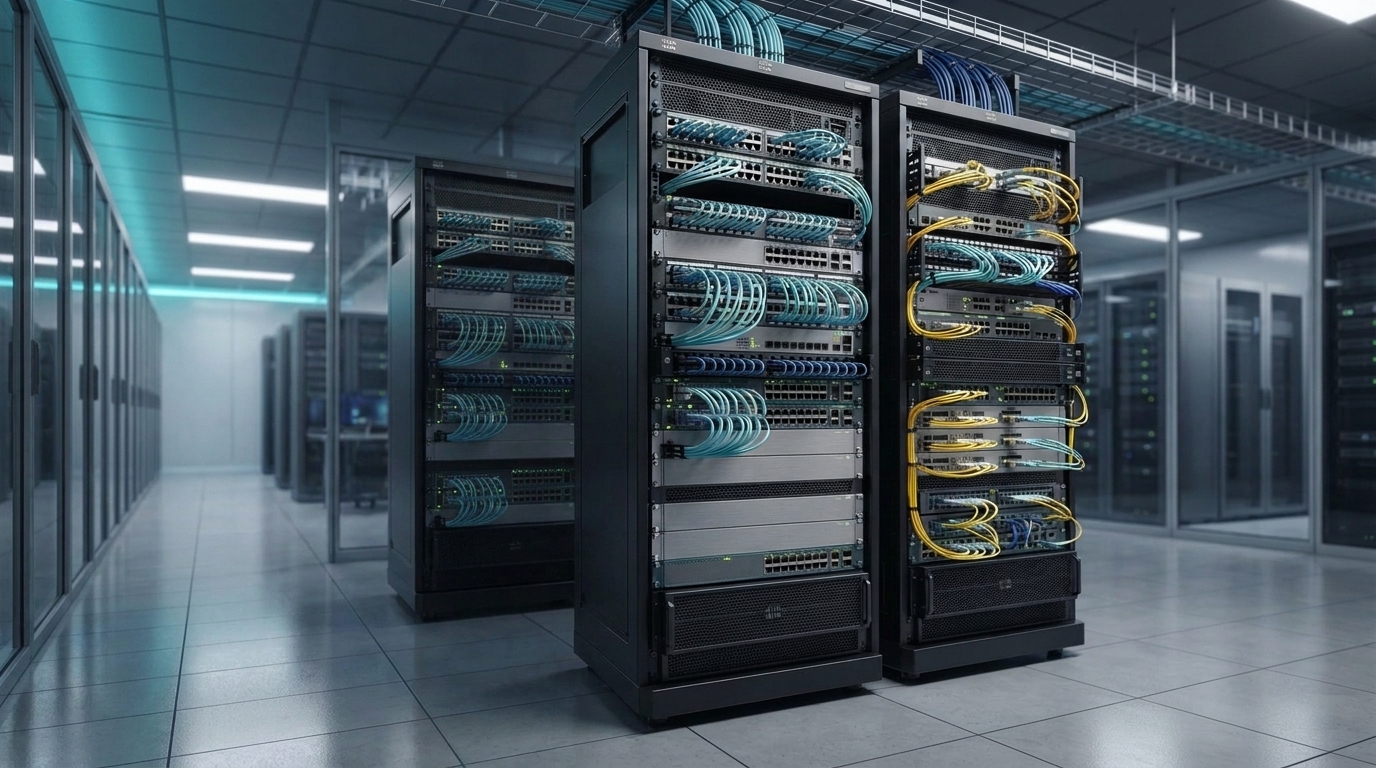 Microlines Infotech Layer 3 Enterprise Switching and Core Fiber Network Architecture in Ahmedabad