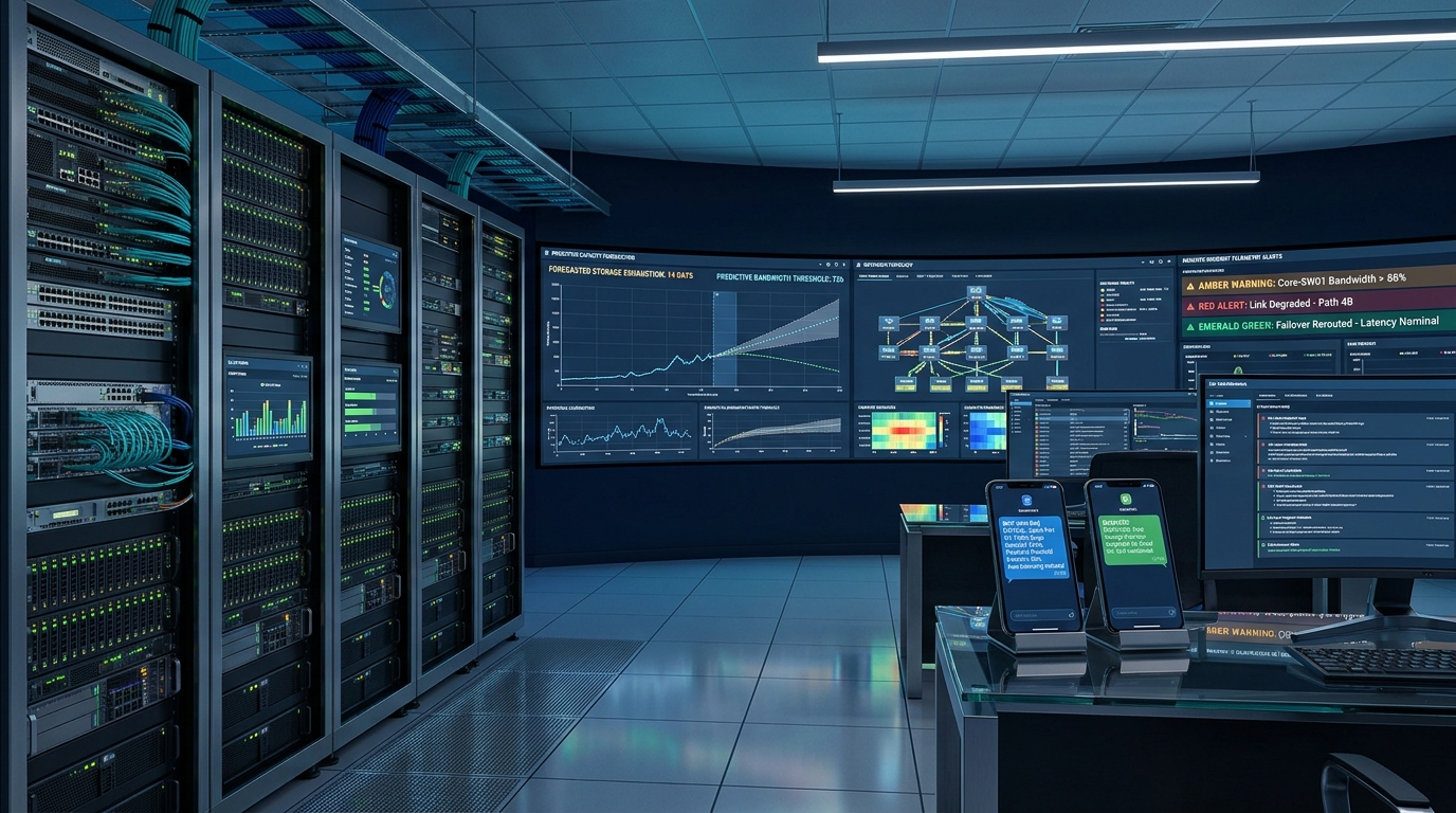 Instant Mobile Alerts & Network NOC Monitoring Center