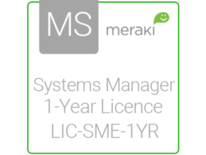 Cisco Meraki LIC-SM-1YR Systems Manager MDM Cloud License (1 Year, 1 Device) | Microlines Infotech
