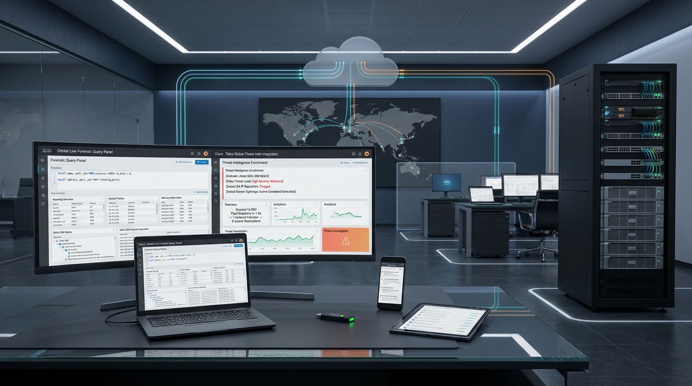 Orbital Forensic Threat Search & Talos Intelligence Grid