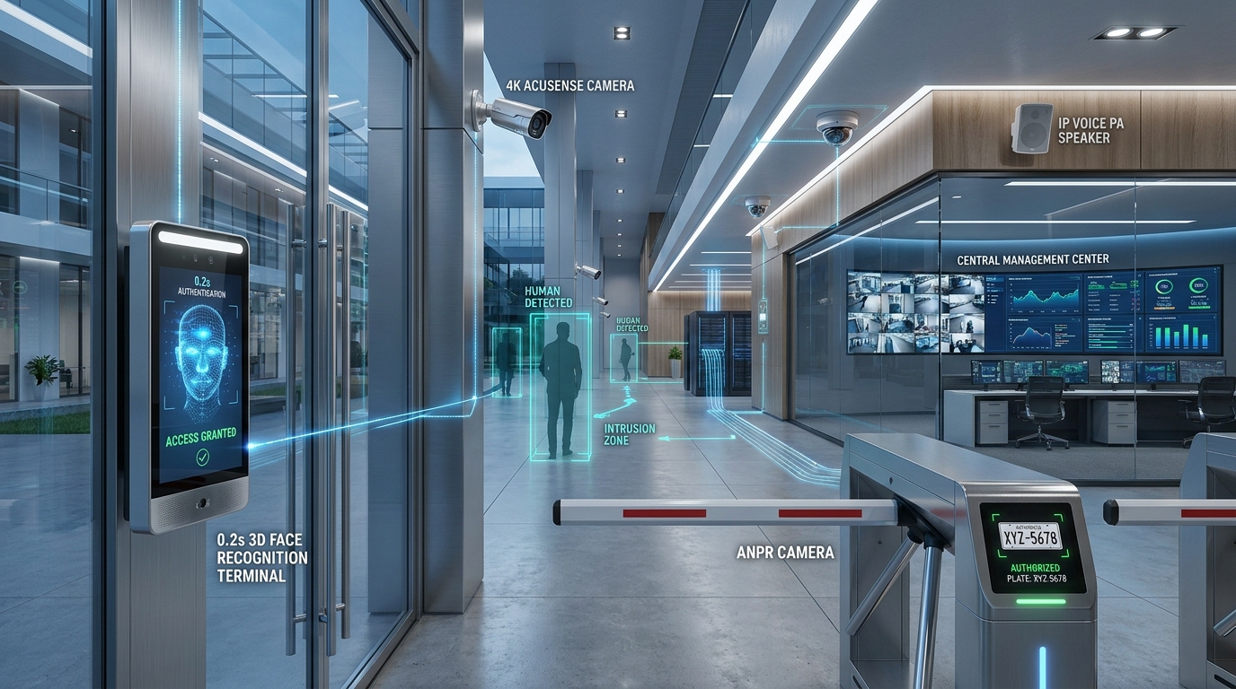 AI 4K CCTV Surveillance and Biometrics
