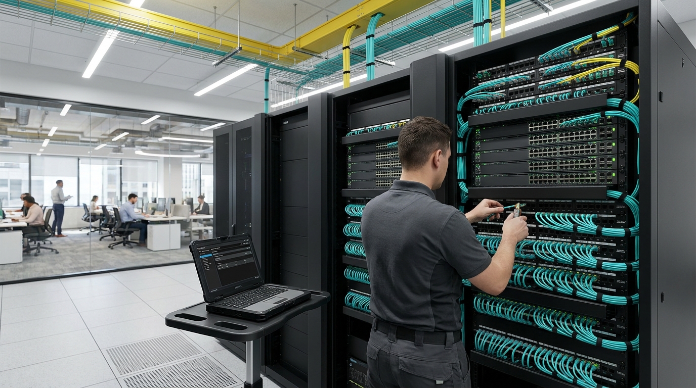 Structured Cabling Server Rack